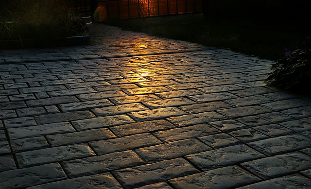 this image shows concrete driveway in Mira Mesa, California